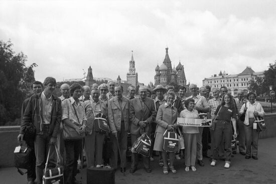 Danish farmers in Moscow