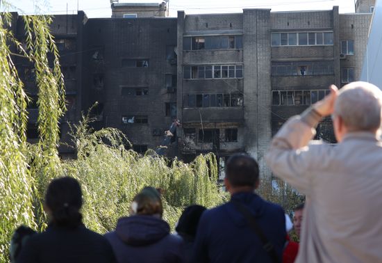 Russia Plane Crash Aftermath