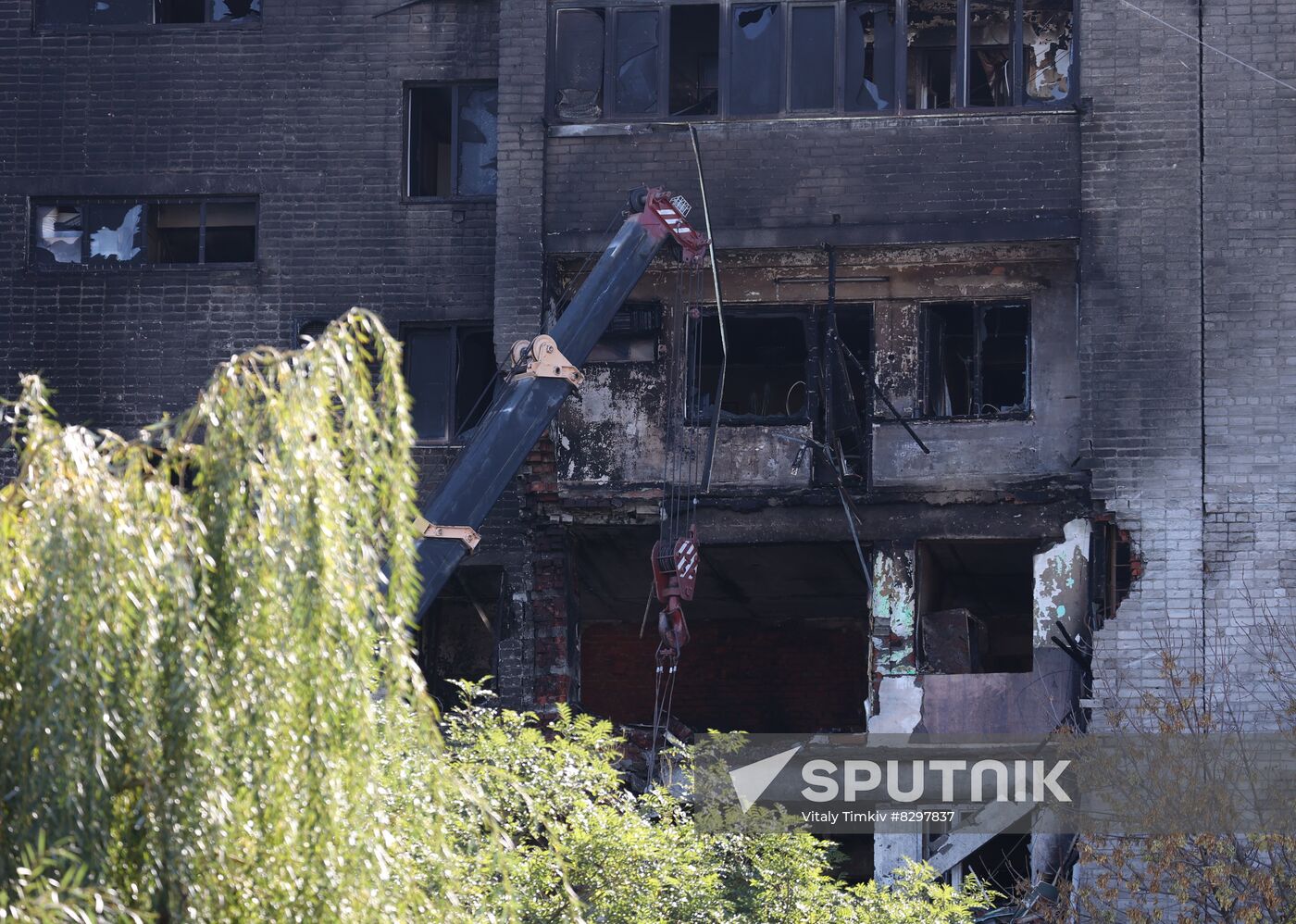 Russia Plane Crash Aftermath