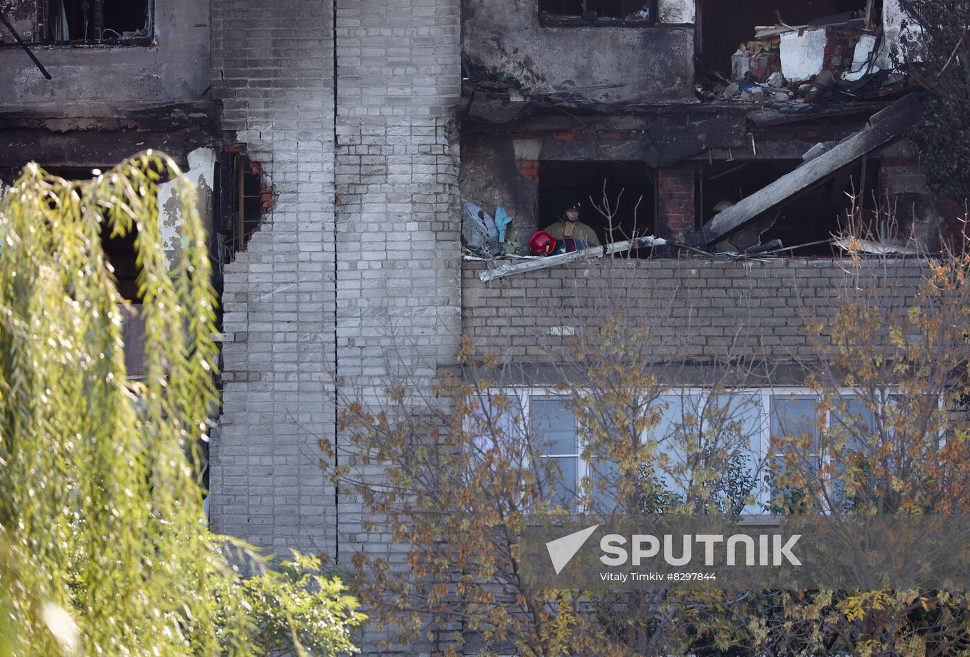 Russia Plane Crash Aftermath