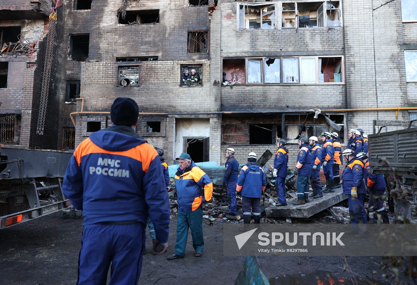 Russia Plane Crash Debris Removal