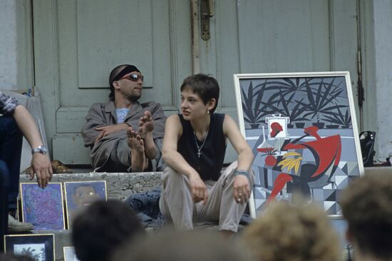 Vernissage on Izmailovsky Island