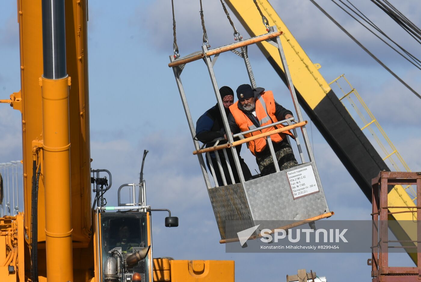 Russia Crimean Bridge Accident Restoration