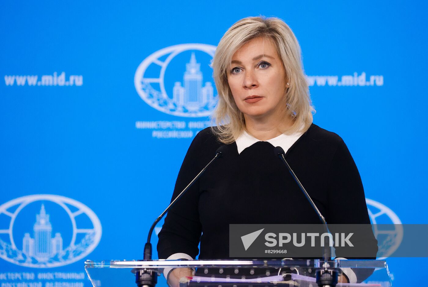 Russia Zakharova Briefing