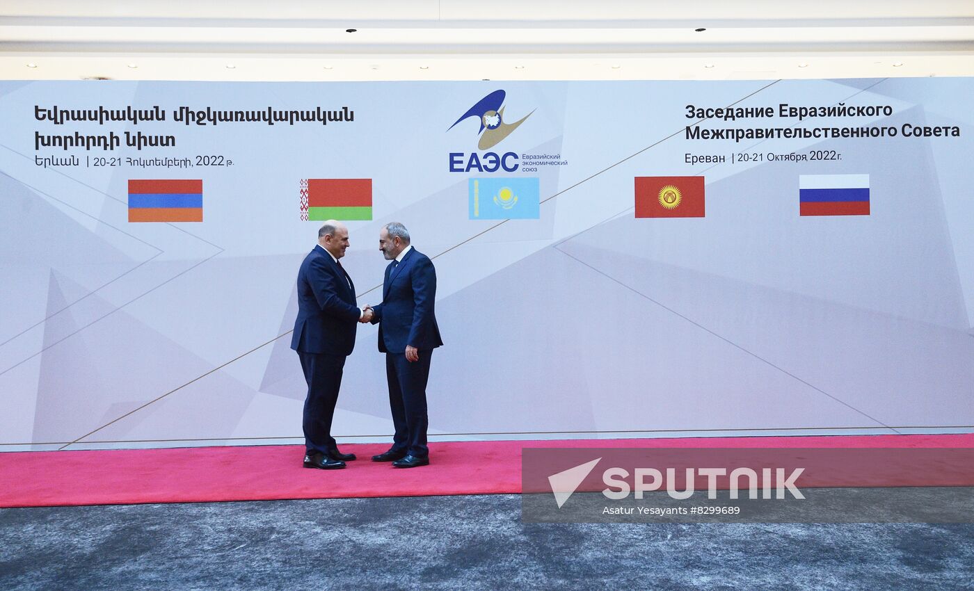 Armenia Mishustin Eurasian Intergovernmental Council