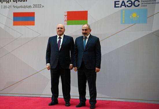 Armenia Mishustin Eurasian Intergovernmental Council