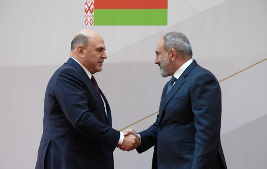 Armenia Mishustin Eurasian Intergovernmental Council