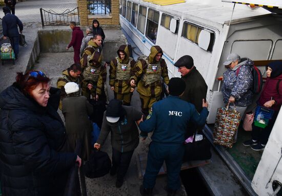 Russia Ukraine Military Operation Evacuation