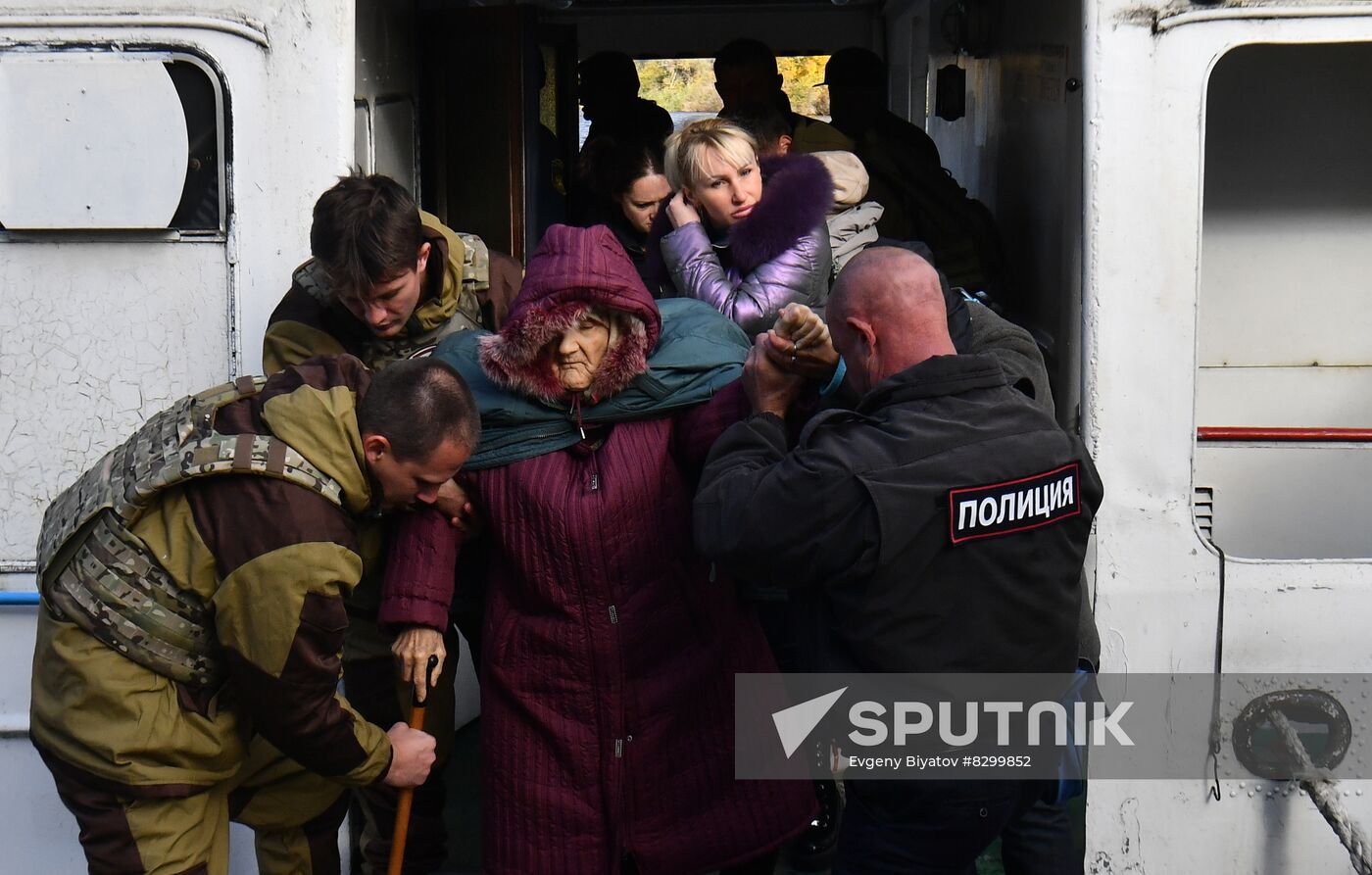 Russia Ukraine Military Operation Evacuation