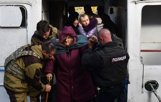 Russia Ukraine Military Operation Evacuation