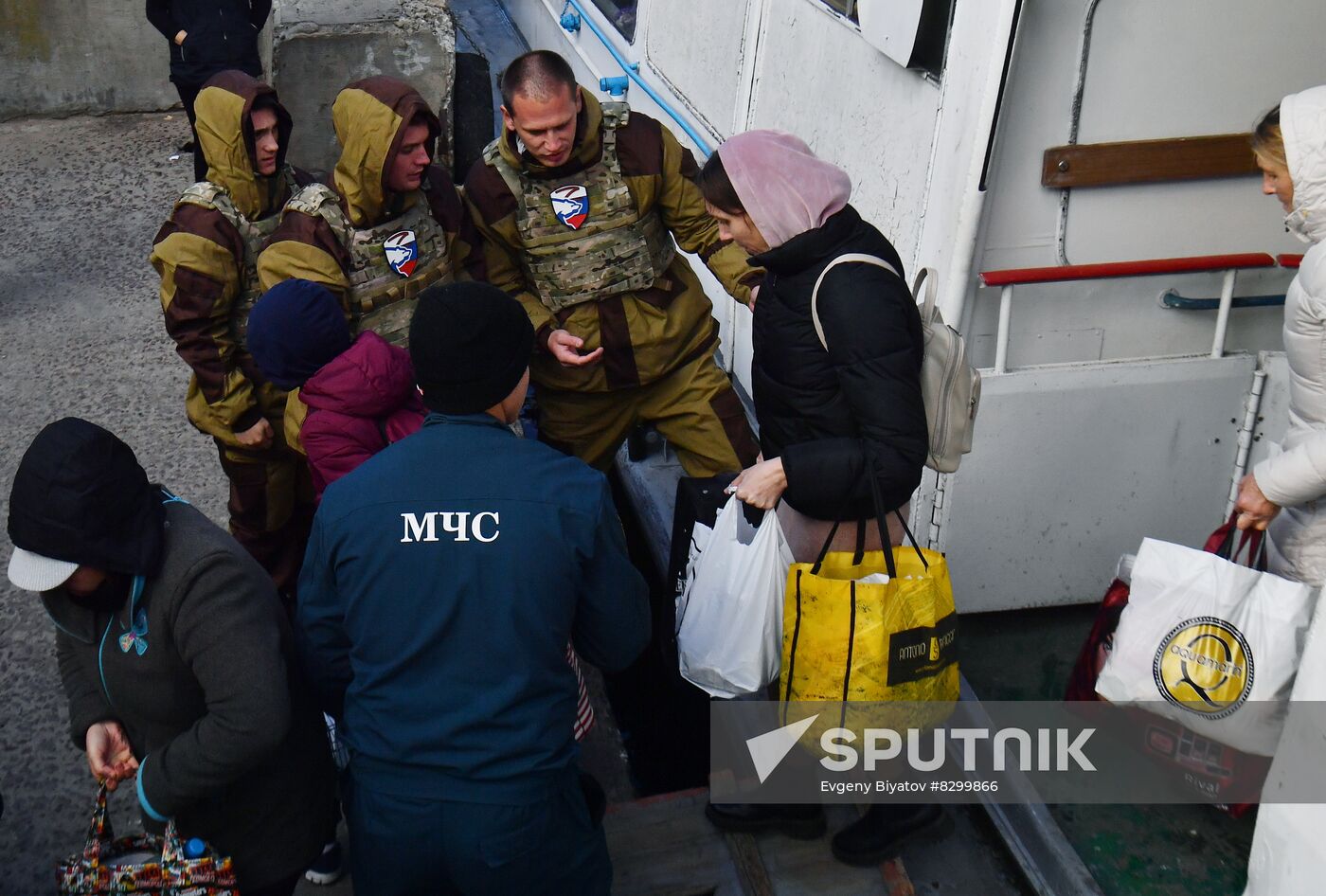 Russia Ukraine Military Operation Evacuation