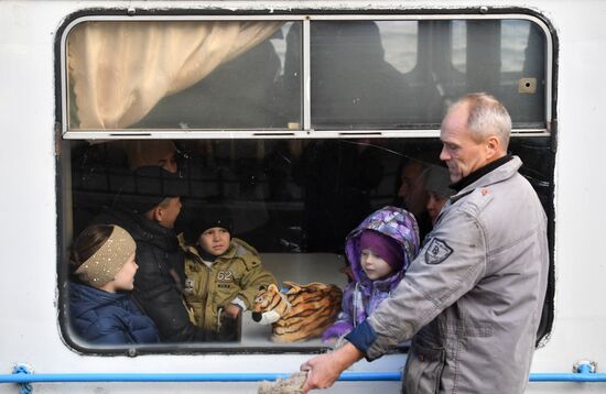 Russia Ukraine Military Operation Evacuation