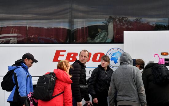 Russia Ukraine Military Operation Evacuation