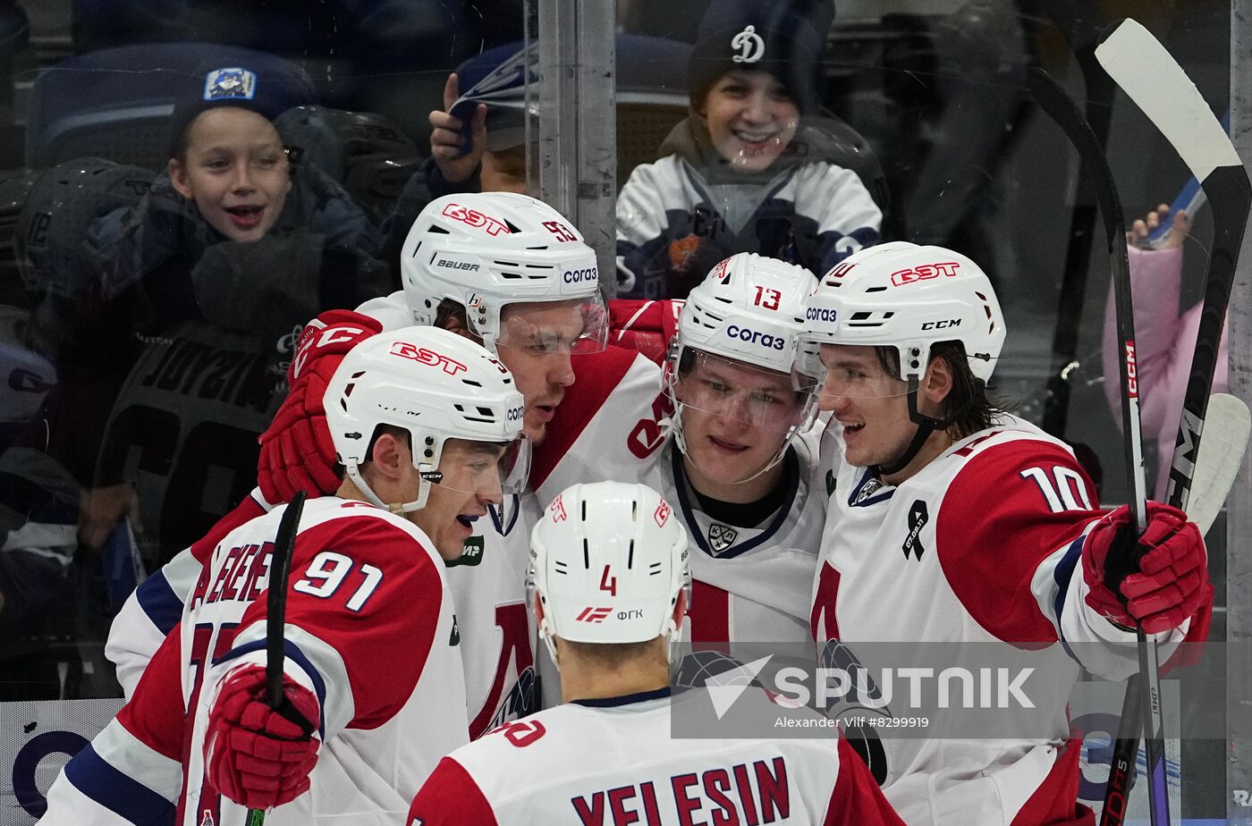 Russia Ice Hockey Kontinental League Dynamo - Lokomotiv