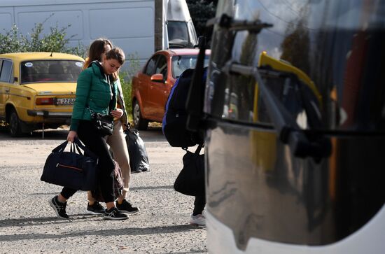 Russia Ukraine Military Operation Evacuation