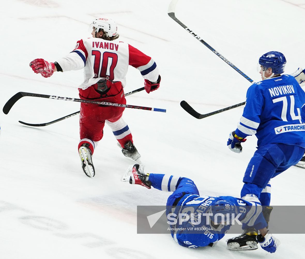 Russia Ice Hockey Kontinental League Dynamo - Lokomotiv