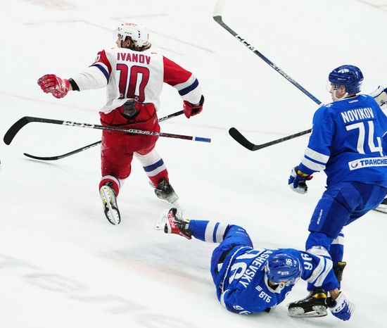 Russia Ice Hockey Kontinental League Dynamo - Lokomotiv