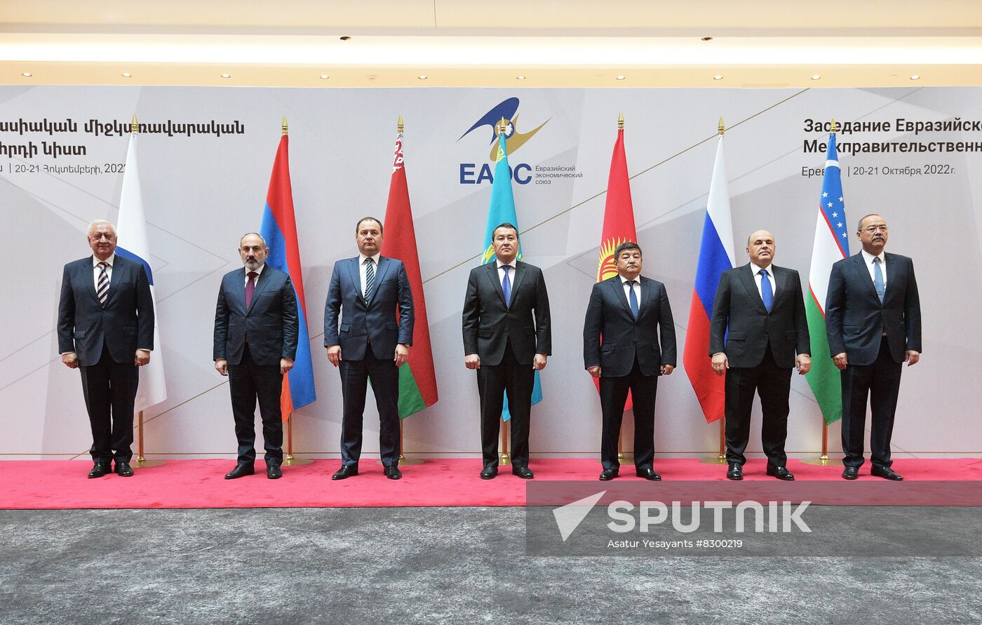 Armenia Mishustin Eurasian Intergovernmental Council