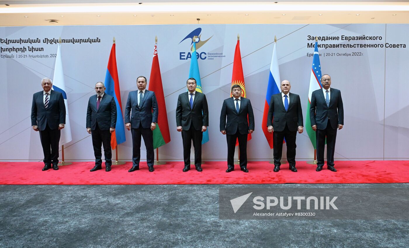 Armenia Mishustin Eurasian Intergovernmental Council