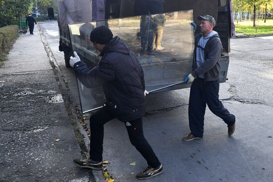 Russia Ukraine Military Operation Residential Restoration