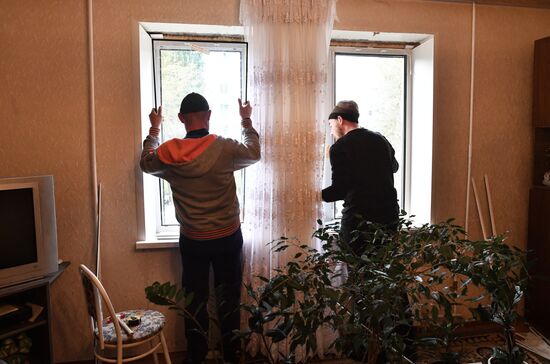 Russia Ukraine Military Operation Residential Restoration