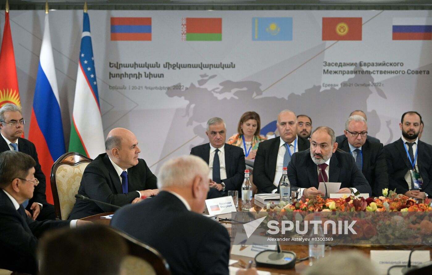 Armenia Mishustin Eurasian Intergovernmental Council