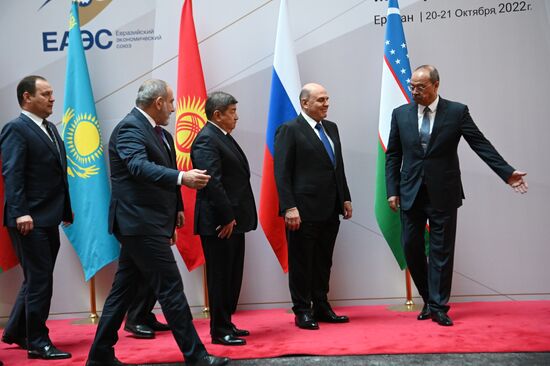 Armenia Mishustin Eurasian Intergovernmental Council