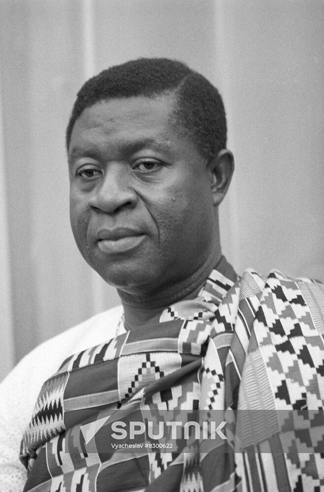 Ambassador of Republic of Ghana to USSR John Kofi Barku Tettega