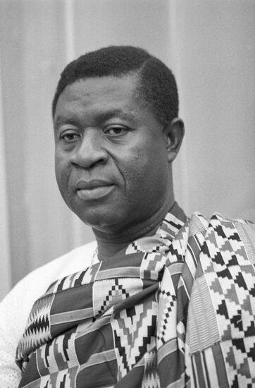 Ambassador of Republic of Ghana to USSR John Kofi Barku Tettega
