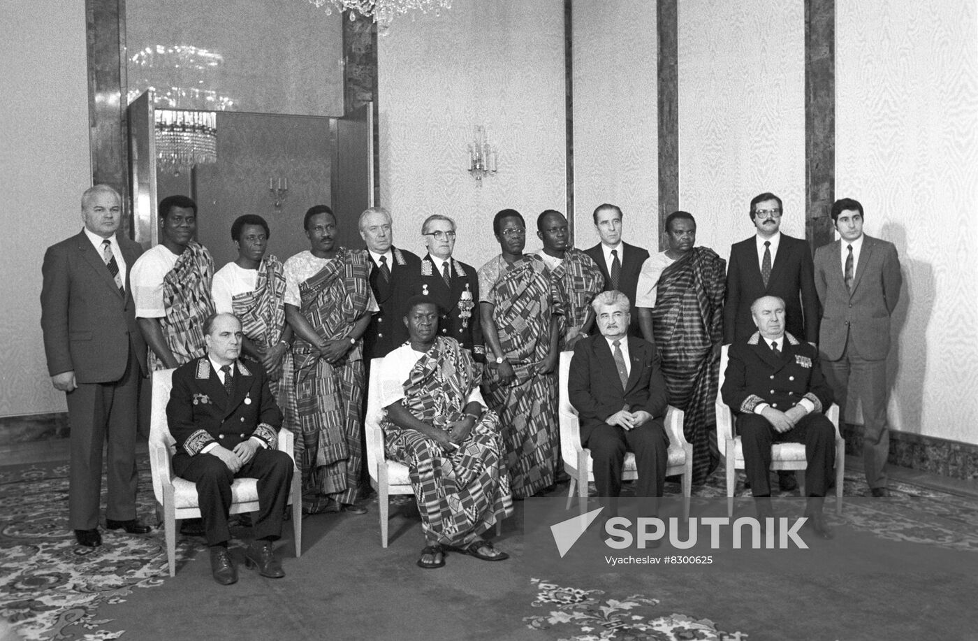 Ambassador of Republic of Ghana to USSR John Kofi Barku Tettega