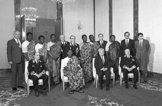 Ambassador of Republic of Ghana to USSR John Kofi Barku Tettega
