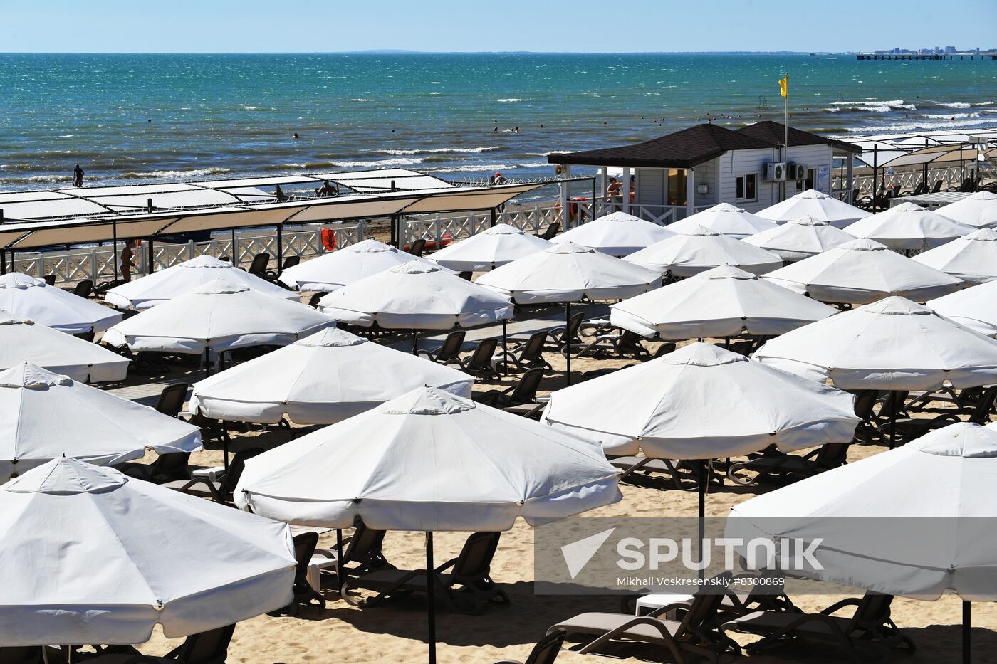 Mirakleon beach in Krasnodar Territory
