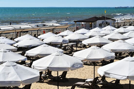 Mirakleon beach in Krasnodar Territory