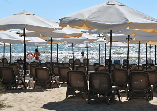 Mirakleon beach in Krasnodar Territory