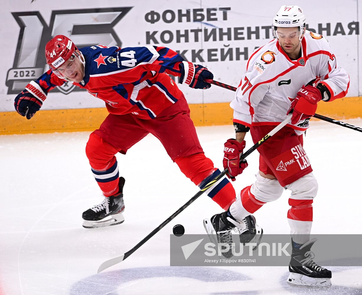 Russia Ice Hockey Kontinental League CSKA - Avtomobilist