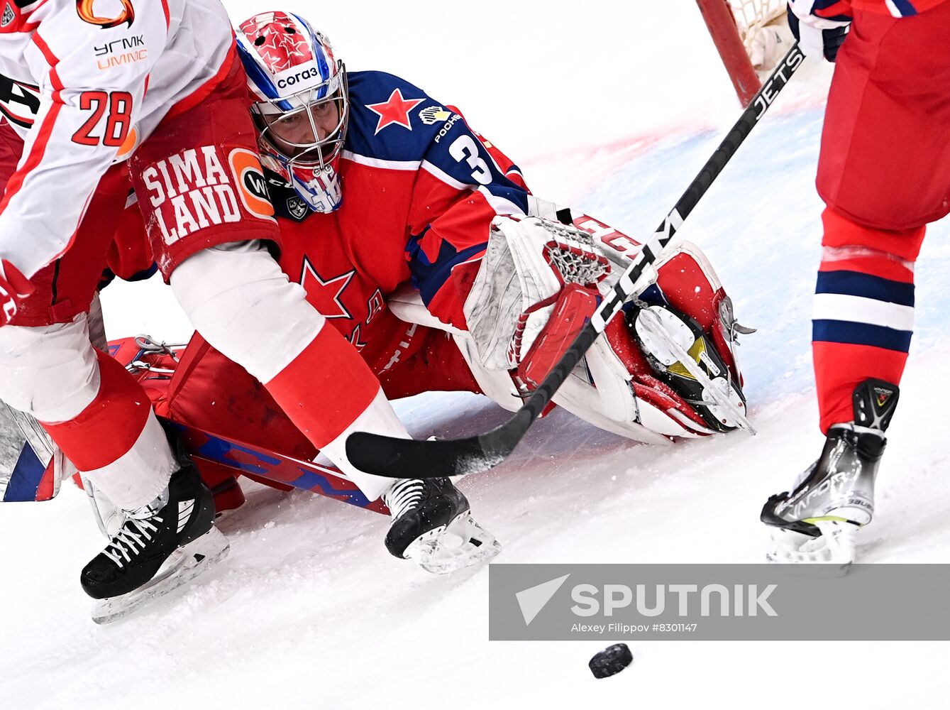 Russia Ice Hockey Kontinental League CSKA - Avtomobilist