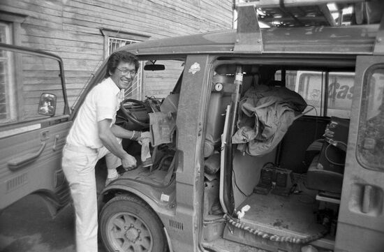 Japan-USSR car rally