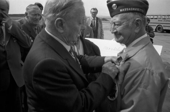 Soviet ALSIB veterans' first trip to Alaska