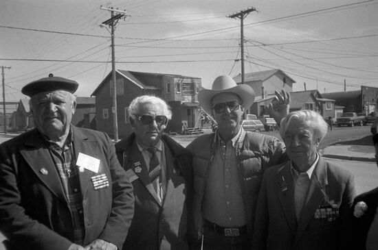 Soviet ALSIB veterans' first trip to Alaska