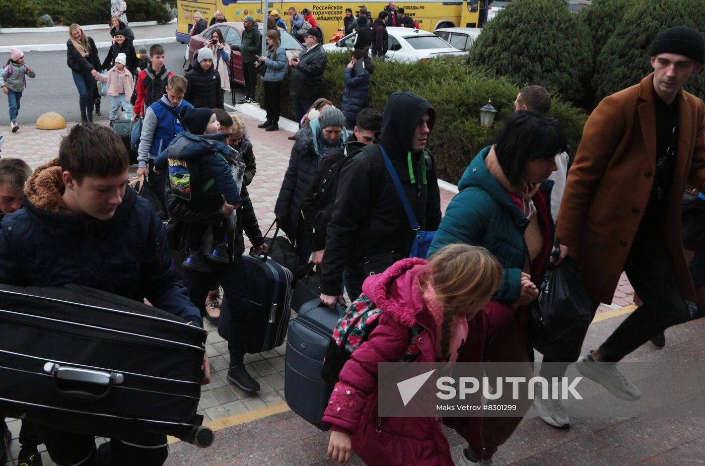 Russia Ukraine Military Operation Evacuees