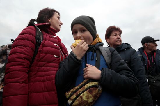 Russia Ukraine Military Operation Evacuees