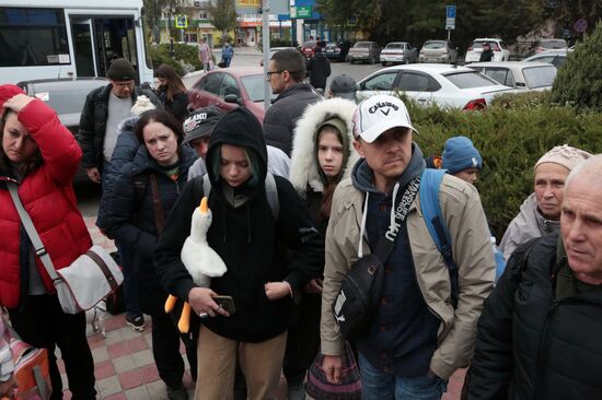Russia Ukraine Military Operation Evacuees