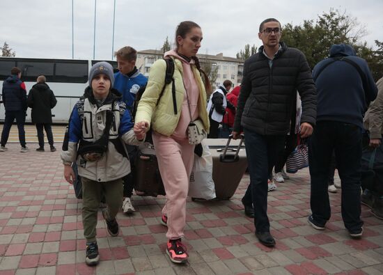Russia Ukraine Military Operation Evacuees