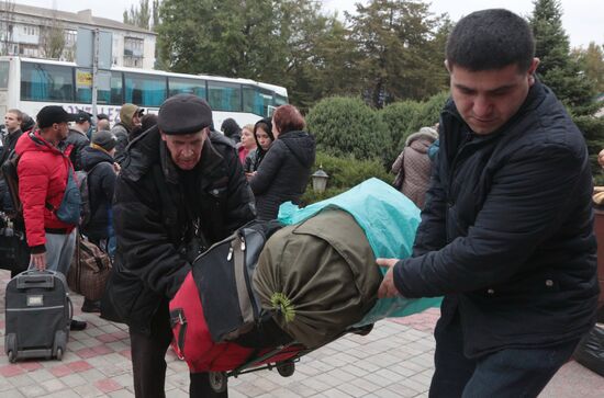 Russia Ukraine Military Operation Evacuees
