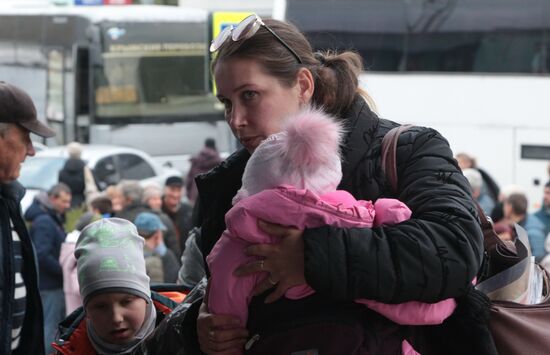 Russia Ukraine Military Operation Evacuees