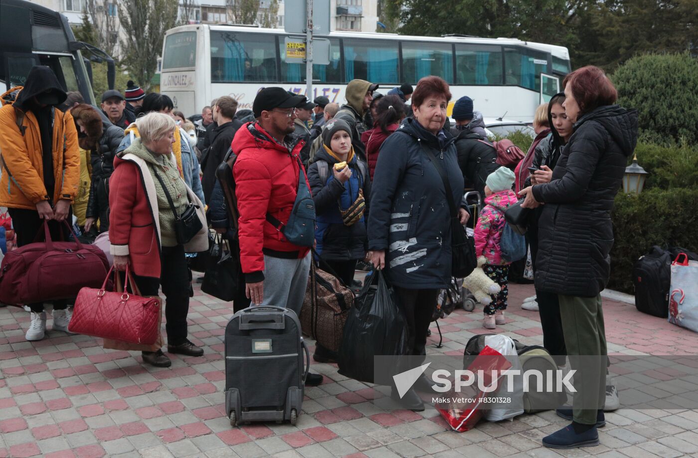 Russia Ukraine Military Operation Evacuees