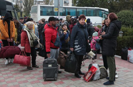 Russia Ukraine Military Operation Evacuees