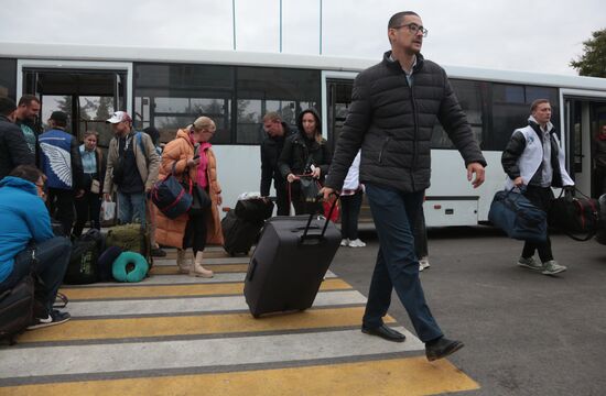 Russia Ukraine Military Operation Evacuees