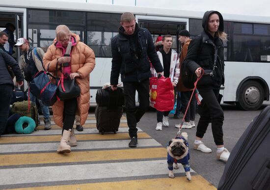 Russia Ukraine Military Operation Evacuees