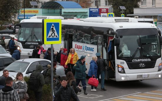 Russia Ukraine Military Operation Evacuees